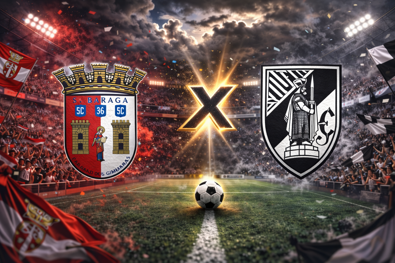 Onde assistir Sporting Braga x Vitória SC Ao Vivo