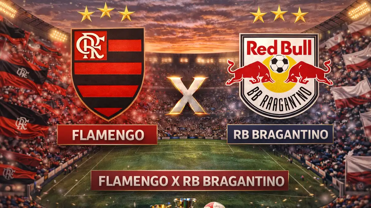 Flamengo x RB Bragantino Ao Vivo: Acompanhe minuto a minuto