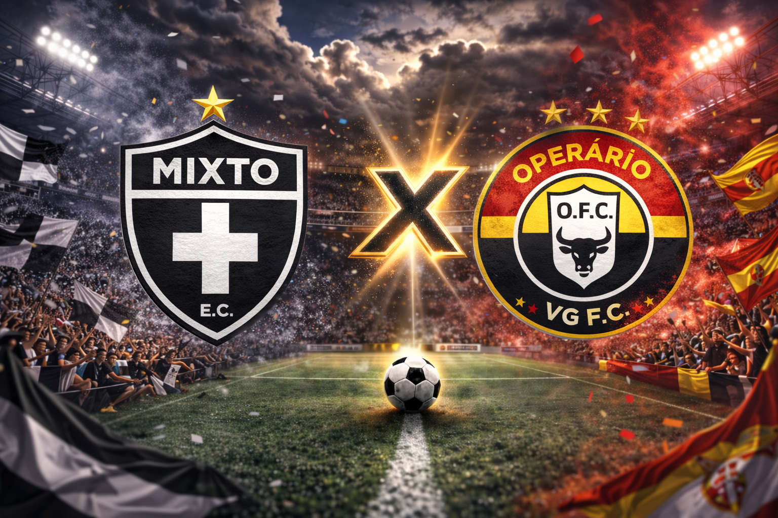 Onde assistir Mixto x Operário VG Ao Vivo