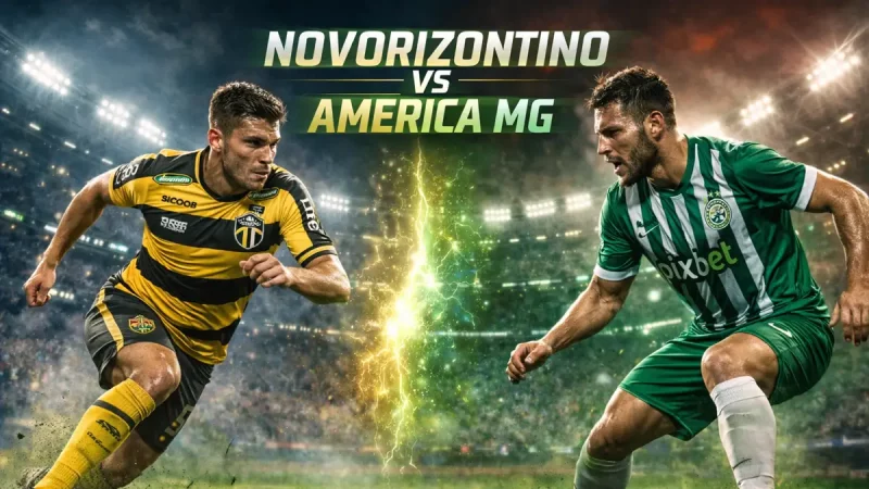 Novorizontino x América MG veja onde assistir agora