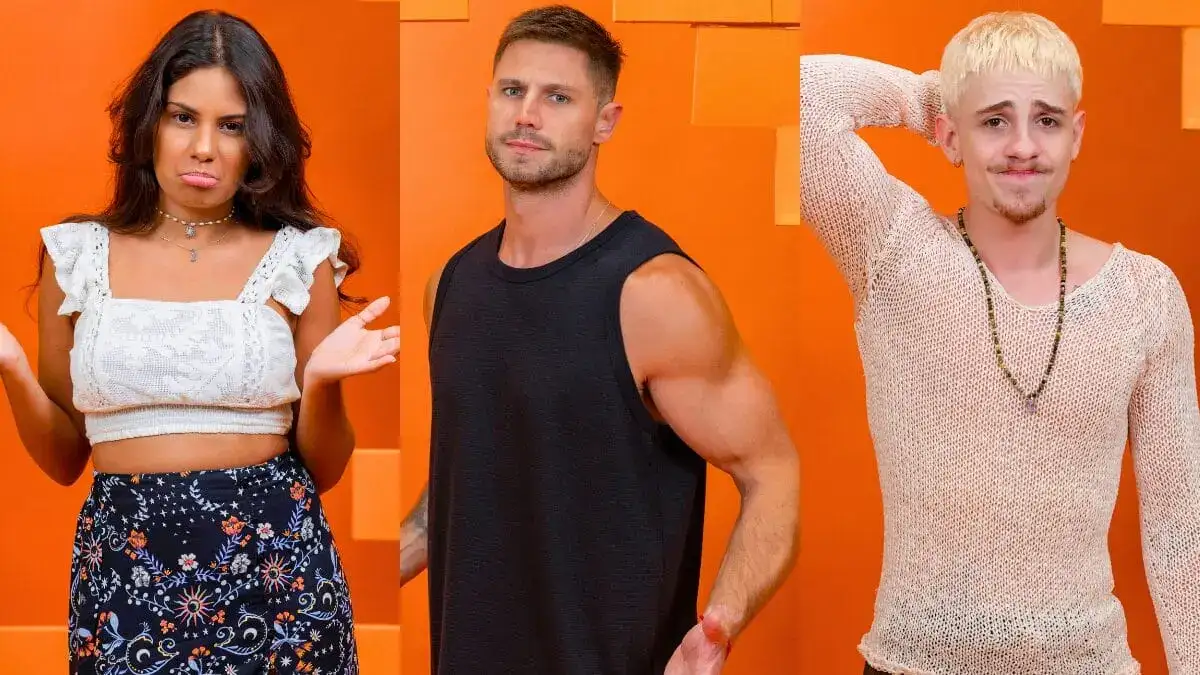 10º paredão do BBB 26 tem Gabriela, Jonas Sulzbach e Juliano Floss. Vote e veja quem o Brasil quer eliminar