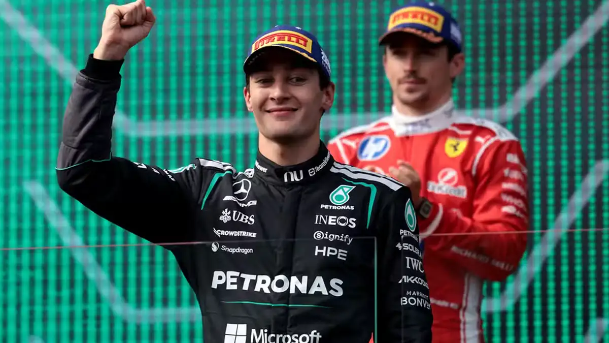 George Russell supera Leclerc e vence abertura da F1