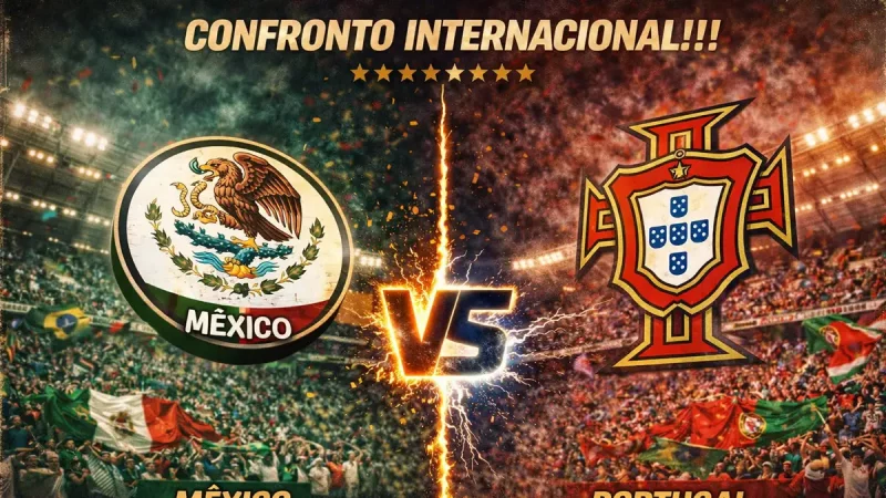 Onde assistir México x Portugal; Veja o horário e escalações