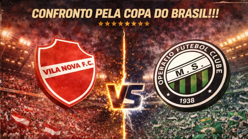 Vila Nova x Operário-MS onde assistir ao vivo, horário e escalações