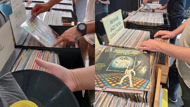 Curitiba ganha Feira de Vinil com mais de 5 mil discos em shopping