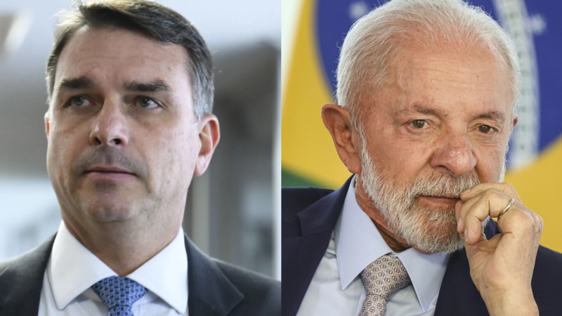 Datafolha: Flávio Bolsonaro e Lula disputam acirradamente com 46% e 45%