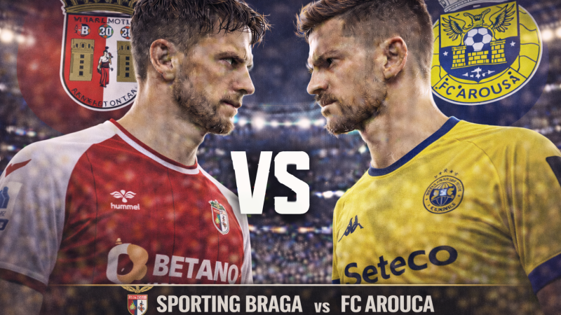 Sporting Braga x FC Arouca: Onde Assistir Hoje ao Vivo