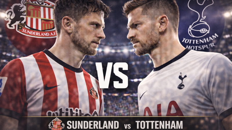 Sunderland x Tottenham: Onde Assistir Hoje ao Vivo