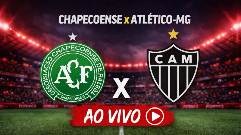 Onde assistir Chapecoense x Atlético-MG ao vivo hoje pelo Brasileirão