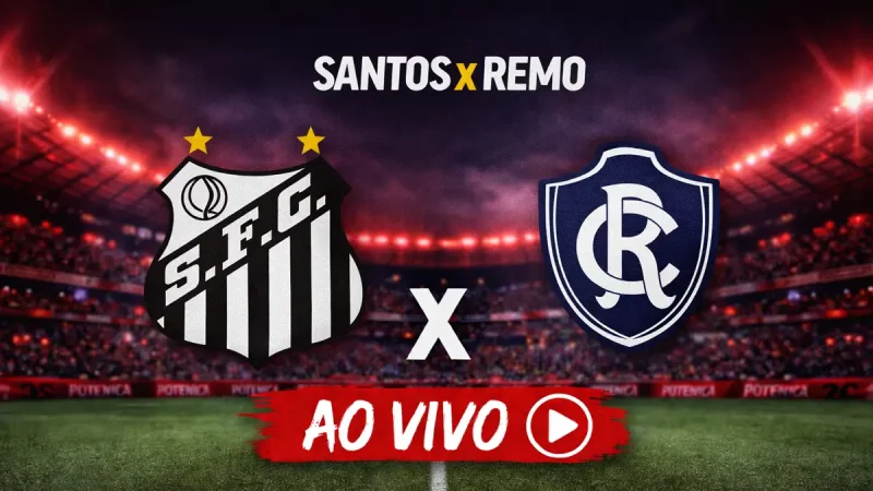 Onde assistir Santos x Remo ao vivo hoje Neymar joga Brasileirão